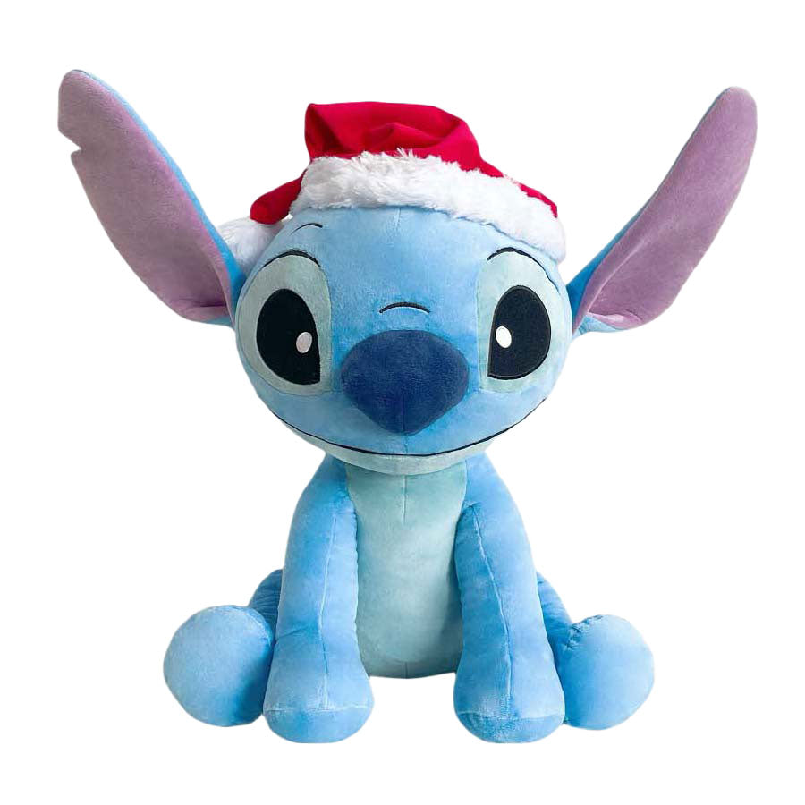 Disney Stitch Hug Plüsch mit Weihnachtsmütze, 50 cm