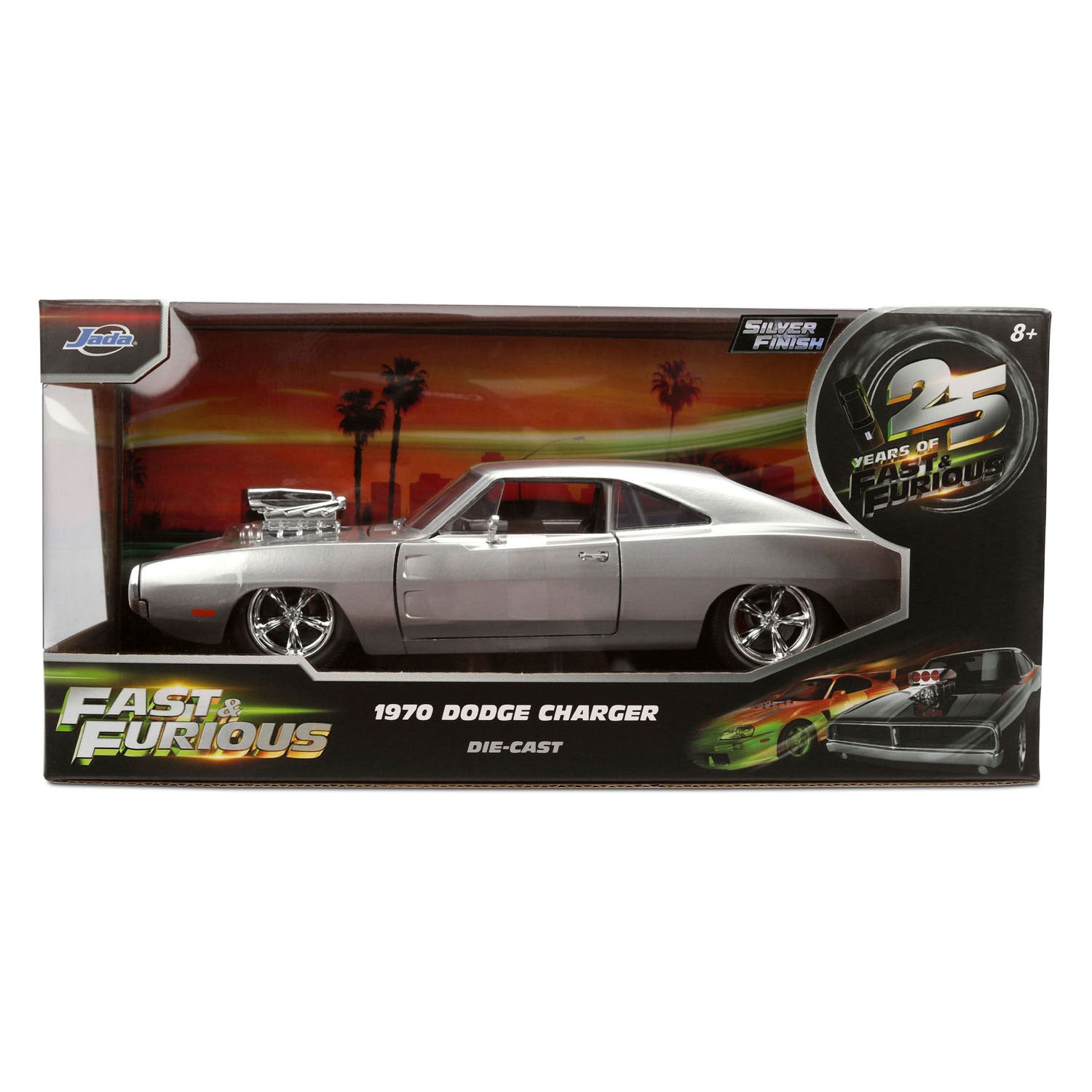 Jada Toys Jada Fast Furious Anniv. Dom's Dodge 1:24