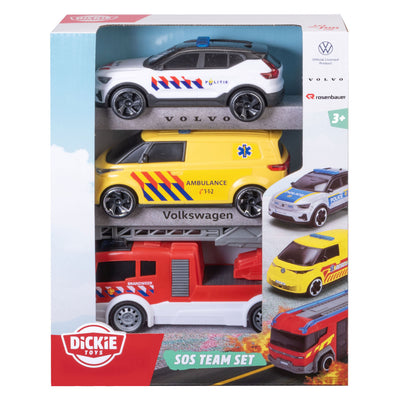 Dickie Sos Team Set Spielzeugautos – 3 Teile.