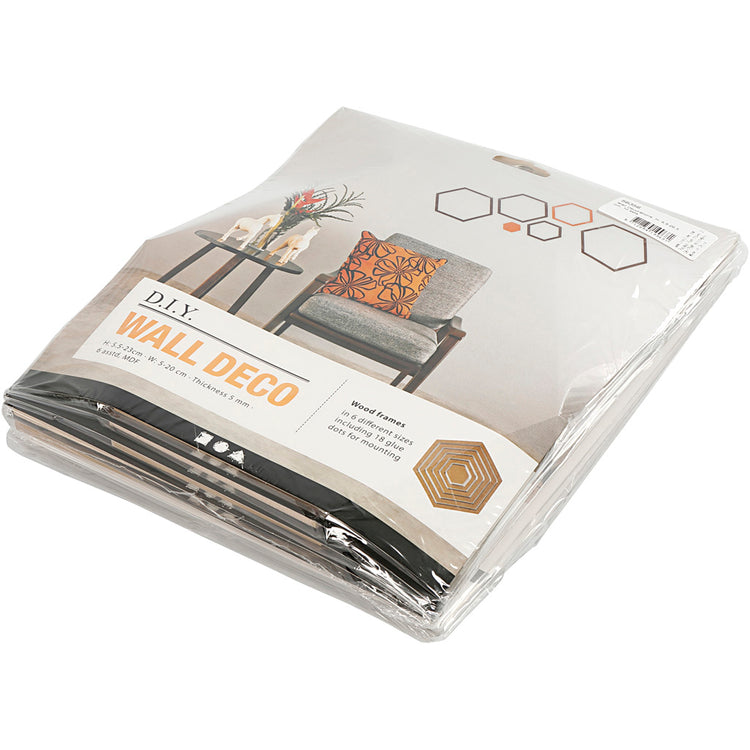 Creativ Company Wanddekorationen, H: 5,5-29,5 cm, Inhalt kann variieren, 10er Set 1 Box