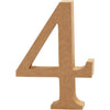 Creativ Company Nummer 4 MDF 8cm, 1.