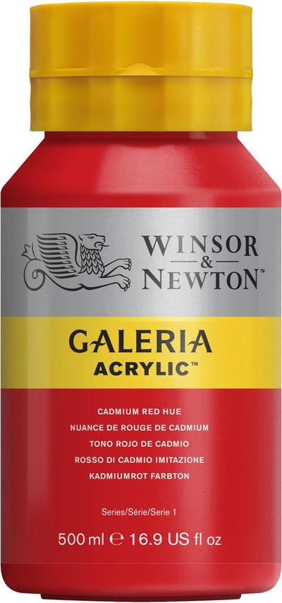 Winsor Newton Galeria Acryl 500 ml Kadmiumroter Farbton