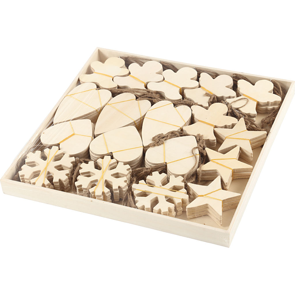 Creativ Company Holzschmuck Weihnachtsfest -Taucher, 90.
