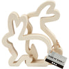 Creativ Company Osterhasen, H: 14 cm, T: 2 cm, B: 13 cm, 2 Stück 1 Box