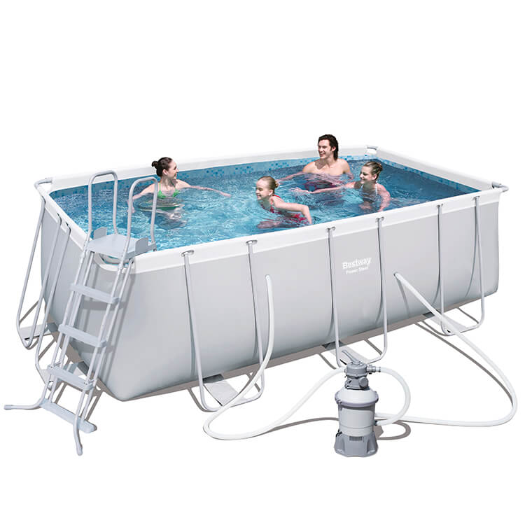 BESTWAY Power Swimming Pool 412 x 201 x 122 cm