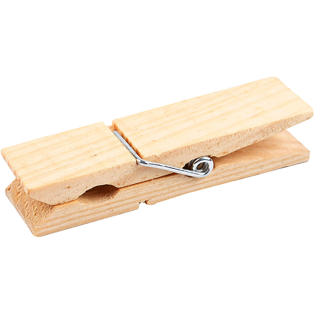Creativ Company Wäscheklammern, L: 7,2 cm, B: 2 cm, 4 Stück 1 Box