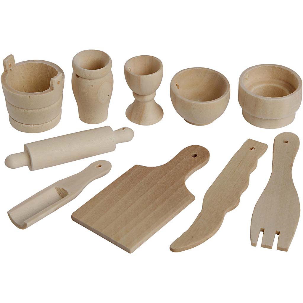 Creativ Company Holzküchenutensilien, 50dlg.