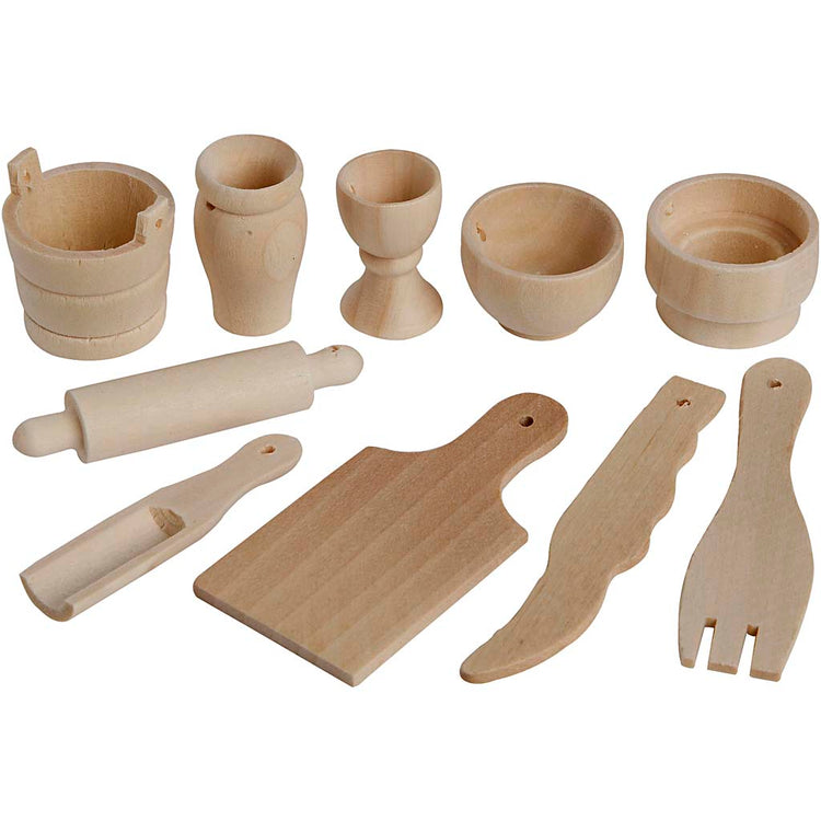 Creativ Company Holzküchenutensilien, 50dlg.