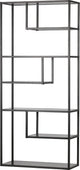Woood Teun-Schrank – Metall – Schwarz – 188 x 85 x 35