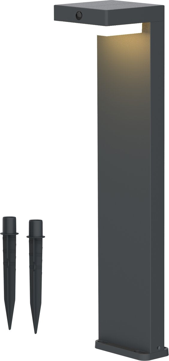 Luxform – Hybrid, 1x Dawson-Wegeleuchte, 50 400 lm, schwarz