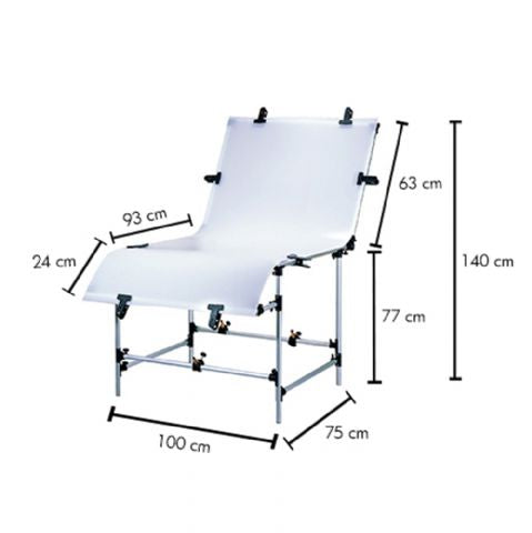 Linkstar Aufnahmetisch B-1020 100x200 cm