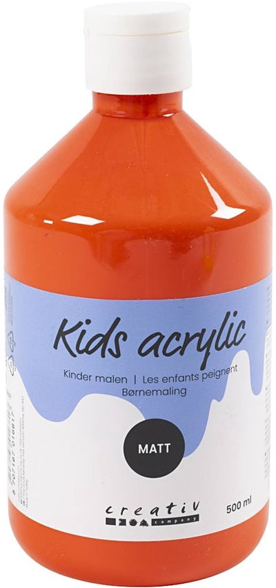 Creativ Company Acrylfarbe matt, orange, 500 ml 1 Flasche