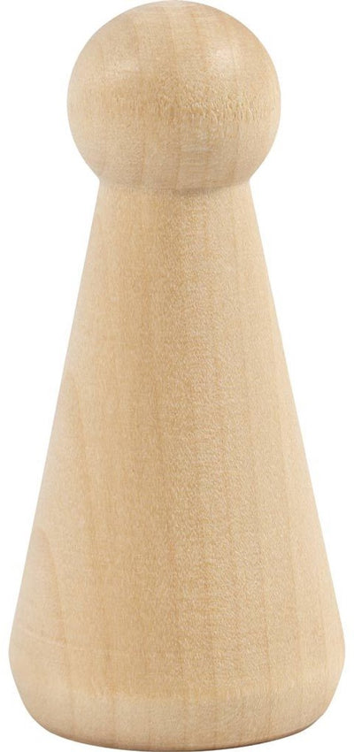 Creativ Company Holzfigur, kegelförmig, H: 8 cm, 3 Stück 1 Box