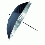 Linkstar Flitsparaplu Pur-84SB Silber Black 100 cm - afbeelding 1