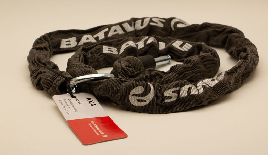 Batavus-Schloss hängend rlc140 grau mit BTVS-Logo