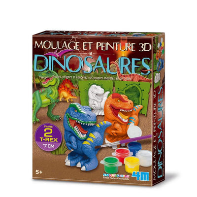 4m Gipsguss und Malerei 3D -Dinosaurier