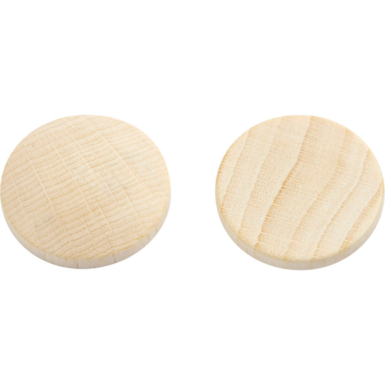 Creativ Company Holzknöpfe, D 25 mm, Stärke 5 mm, 150 Stück 1 Box