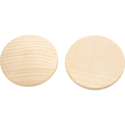 Creativ Company Holzknöpfe, D 40 mm, Stärke 5,2 mm, 100 Stück 1 Box