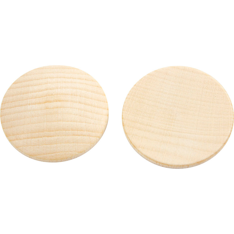 Creativ Company Holzknöpfe, D 40 mm, Stärke 5,2 mm, 100 Stück 1 Box