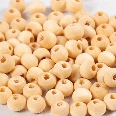 Creativ Company Holzperle, D 5 mm, Lochgröße 1,5 mm, 100 Stück 1 Box