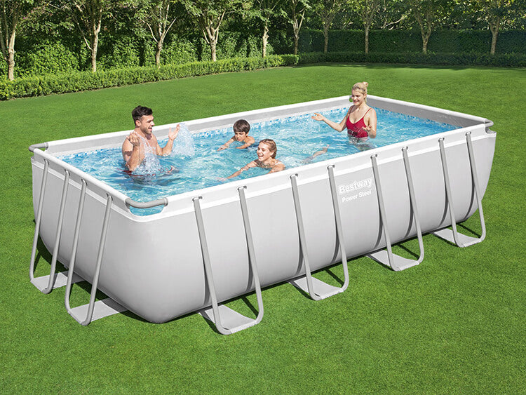 BESTWAY Power Swimming Pool 488 x 244 x 122 cm