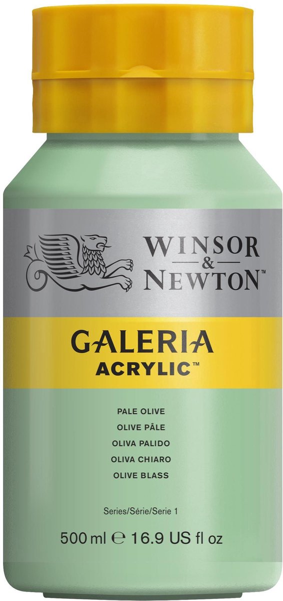 Winsor Newton Galeria Acryl 500 ml helles Oliv