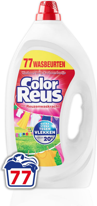 Color Giant Gel - Flüssigwaschmittel - Buntwäsche - Großverpackung - 77 Waschgänge