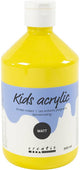 Kreativfirma Acrylfarbenmatte, primär gelb, 500 ml 1 Flasche