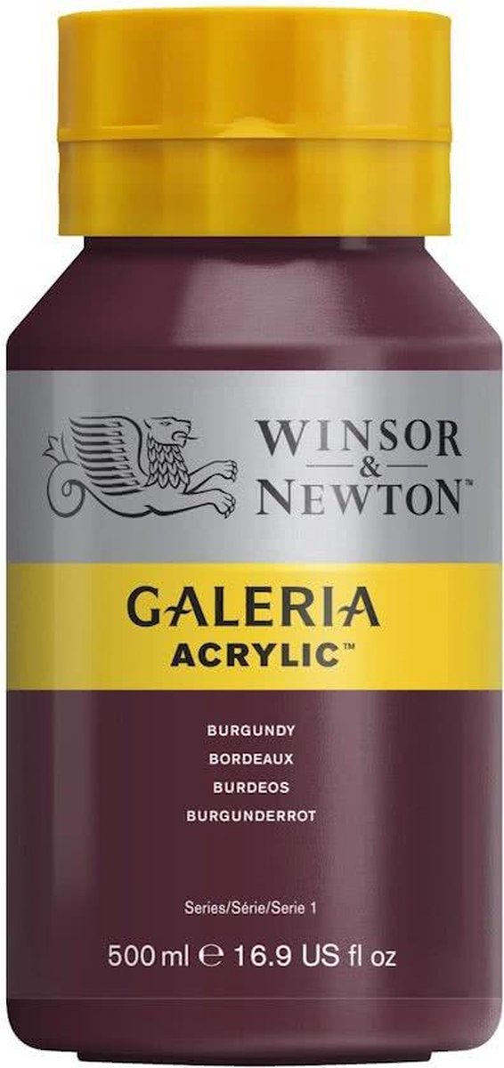 Winsor Newton Galeria Acryl 500 ml Burgund