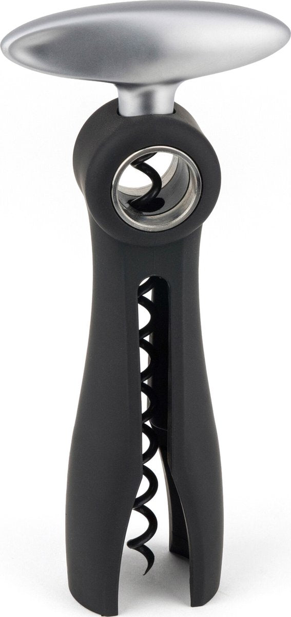 Peugeot Salma Korkenzieher 19 cm – Schneckenschraube und Kappenschneider – Schwarz