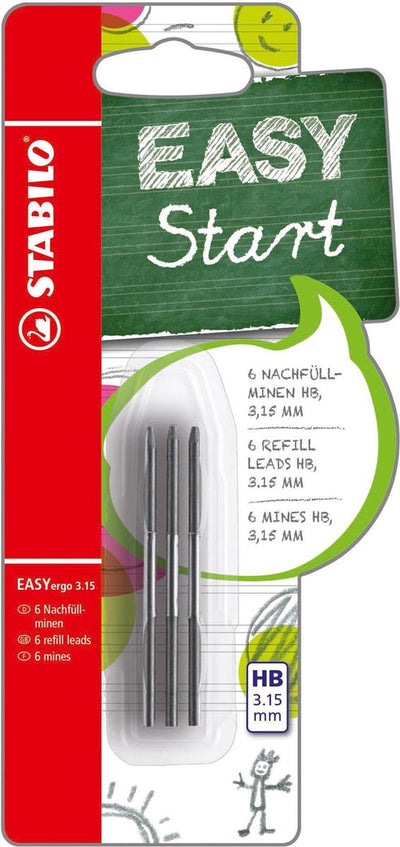 Stabilo easyergo - Druckbleistiftmine - 3,15 mm - Blister 6 Stück