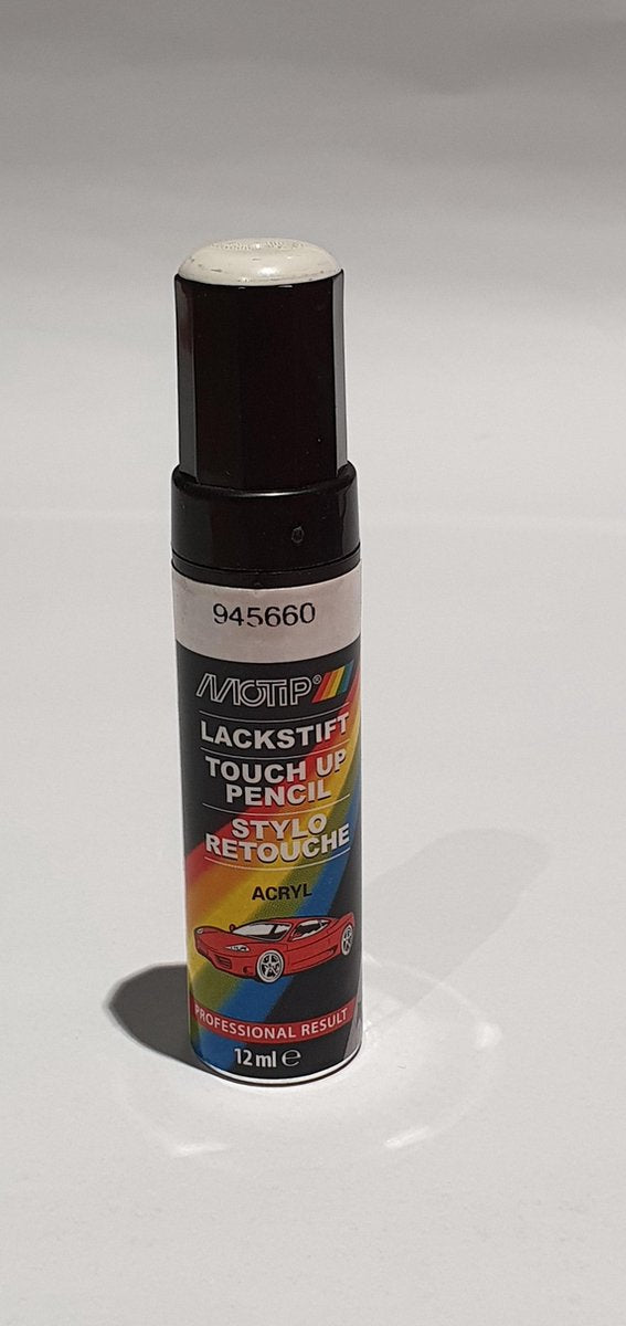 Motip - Autolackstift 945660 - Weiß - 12 ml - Uni