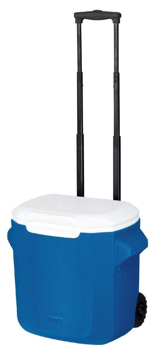 Coleman 28qt Performance-Kühlbox auf Rädern – 26 Liter – Blau