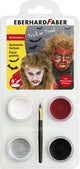 Eberhard Faber Schminkset – Dracula-Teufel – Weiß, Rot, Silber, Schwarz – EF-579028