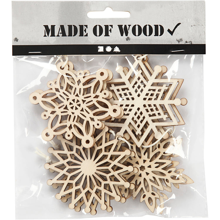 Creativ Company Ornamente, D 7 cm, Stärke 0,3 cm, 8 Stück 1 Box