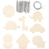 Creativ Company Windspiele, Größe 9-14 cm, Stärke 2 mm, 24 Stück 1 Box