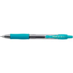 Pilot G-2 Kugelschreiber in Türkis, 0,4 mm Clip