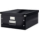 Aufbewahrungsbox Leitz Click Store Karton A3 schwarz