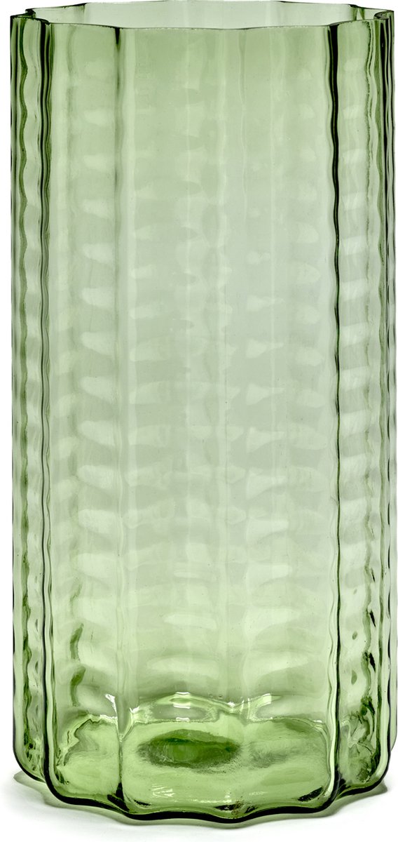 Serax – Ruben Deriemaeker Waves – Vase – transparent grün – 18 ø – H 35 cm – 2,88 kg