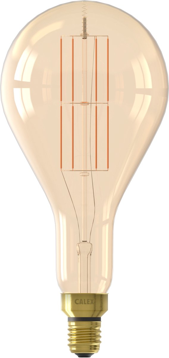 Calex Splash XXL Gold – E27-LED-Lampe – dimmbare Filament-Lichtquelle – 10,5 W – warmweißes Licht