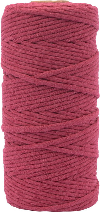 Vaessen creative • Makramee-Seil 3 mm x 100 m, burgunderrot