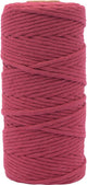 Vaessen creative • Makramee-Seil 3 mm x 100 m, burgunderrot