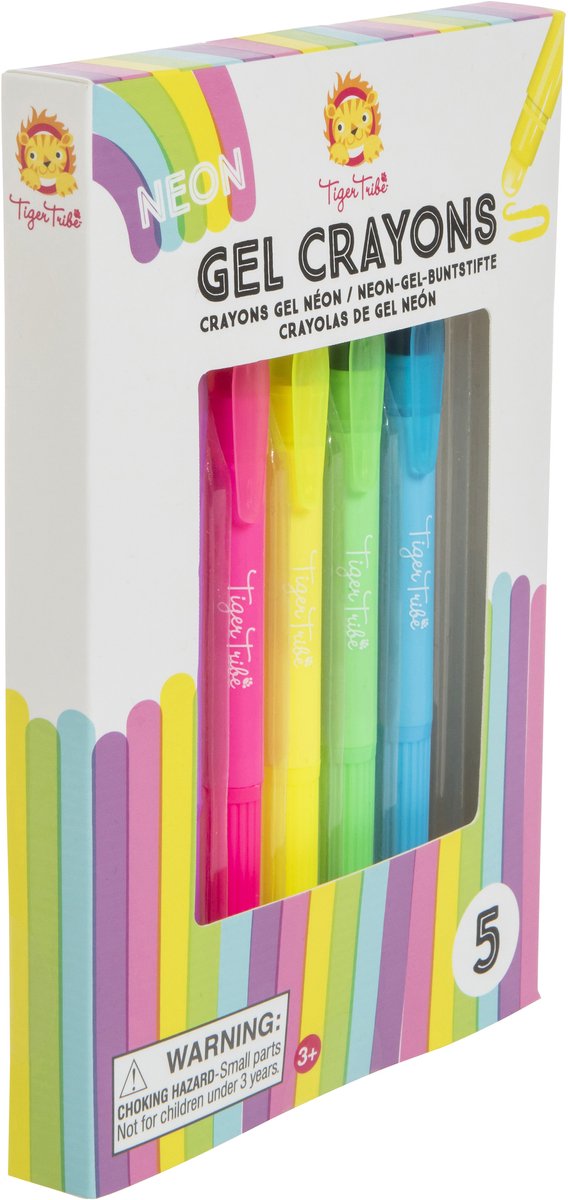 Selecta Neon Gel Chals, 5st.