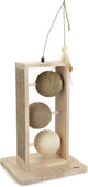 Entworfen von Lotte Lomax Kratzbälle – Kratzbaum – Katzenspielzeug – 34,5 x 29,5 x 50 cm