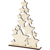 Hölzerne Weihnachtsbaum