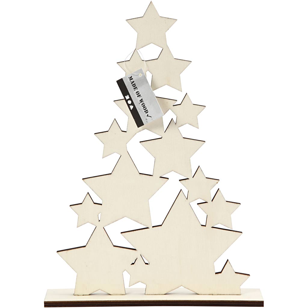 Hölzerne Weihnachtsbaum