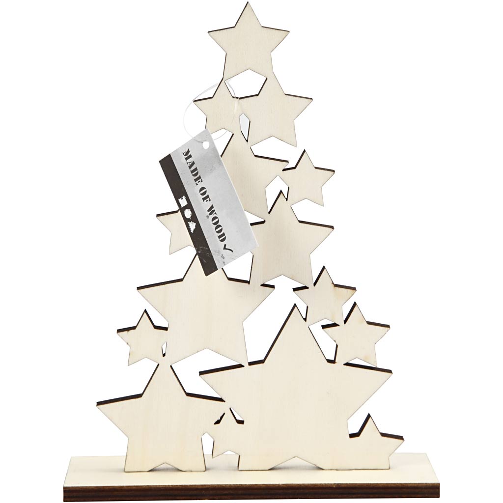 Hölzerne Weihnachtsbaum