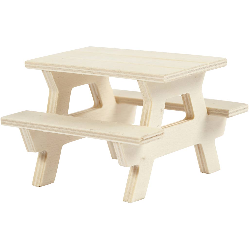 Creativ Company Holz Mini -Picknicktisch