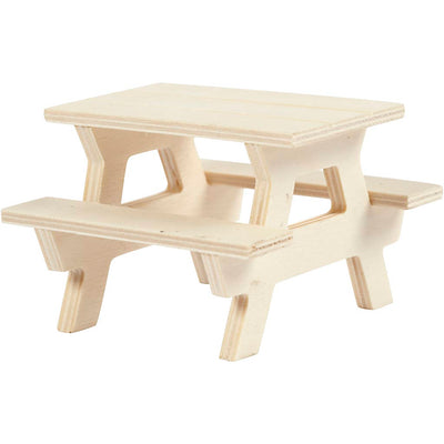 Creativ Company Holz Mini -Picknicktisch