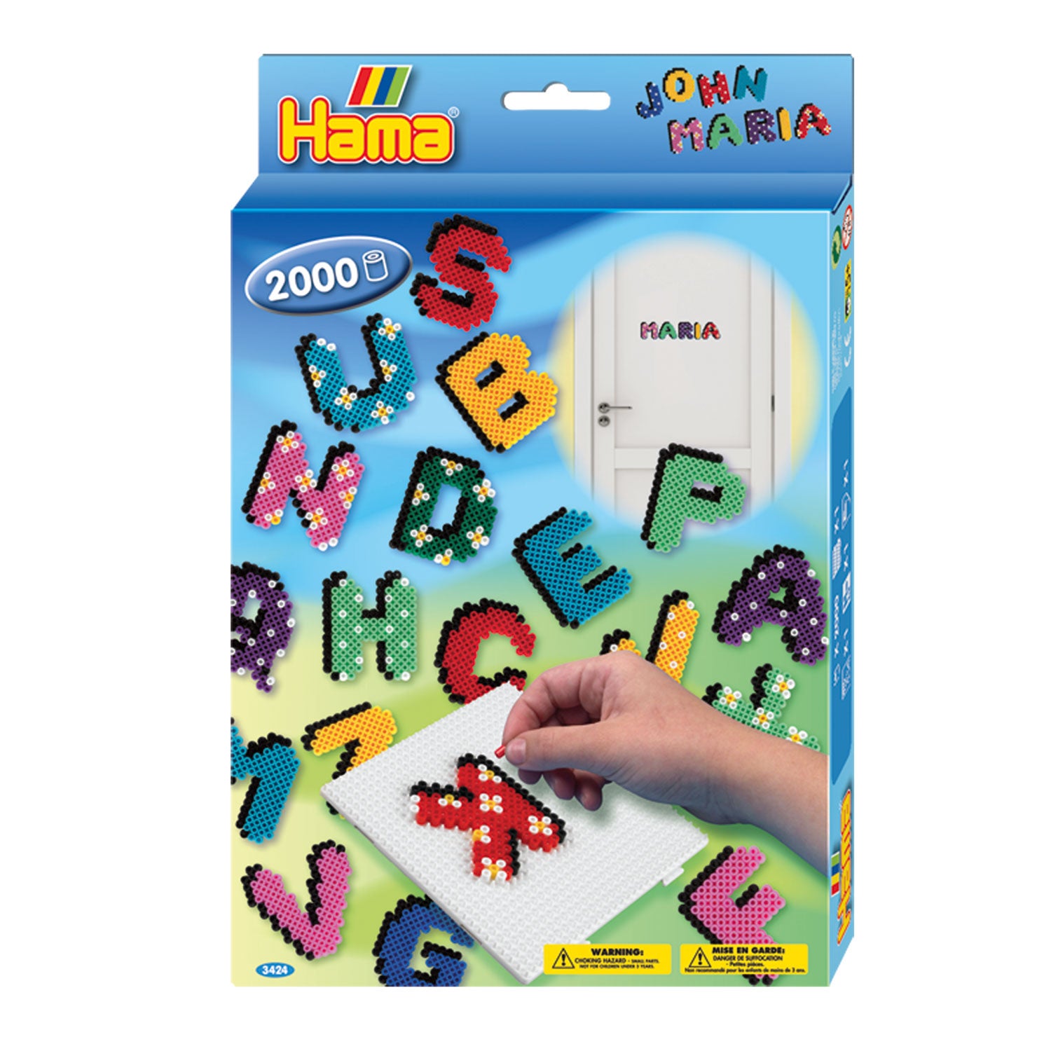 Hama Bügeln Bead Set Letters, 2000st.